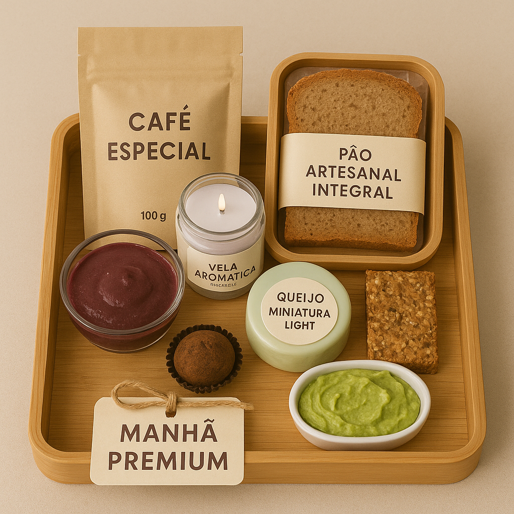 Cesta Manhã Premium de Amor